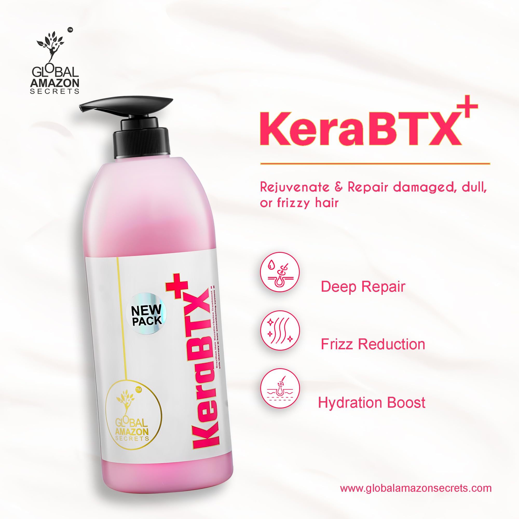 Buy Global Amazon Secrets Brazilian Keratin Kerabtx Treatment